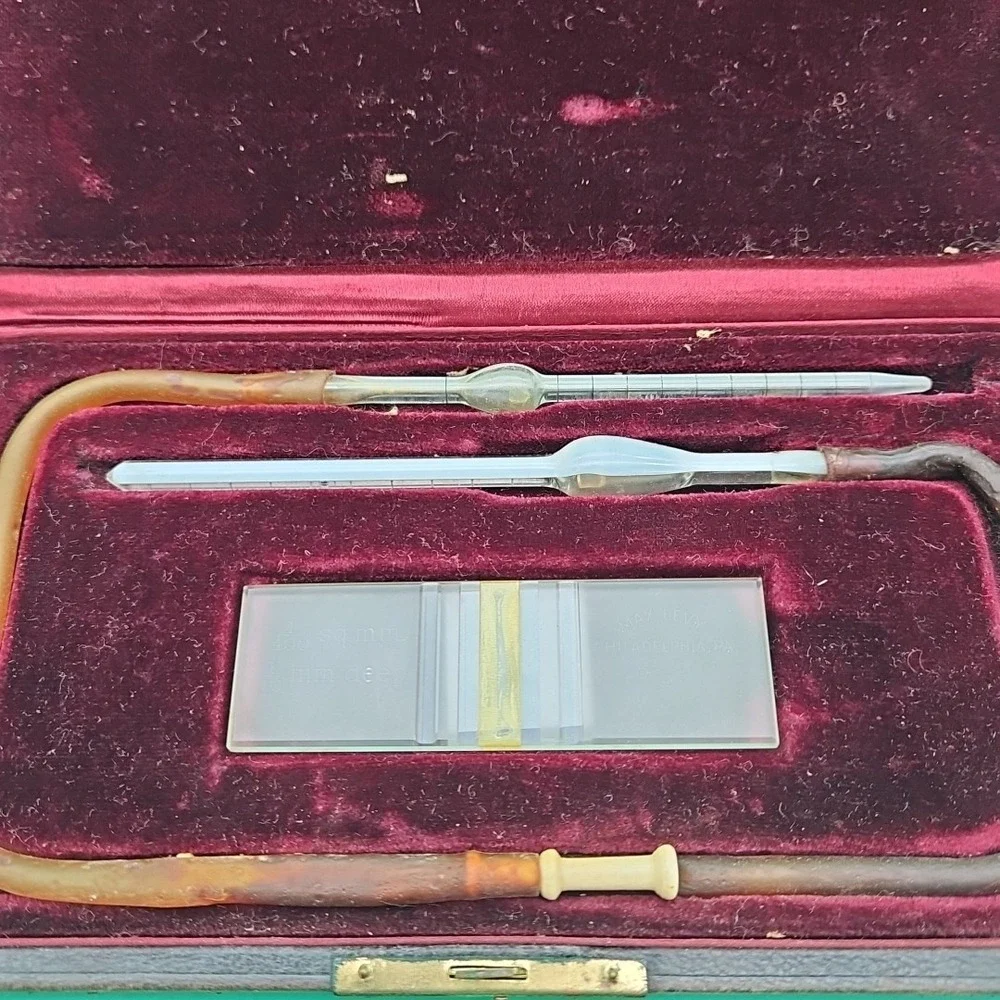 Antique 1920's American Standard Haemacytometer Levy Hausser Counting Chamber